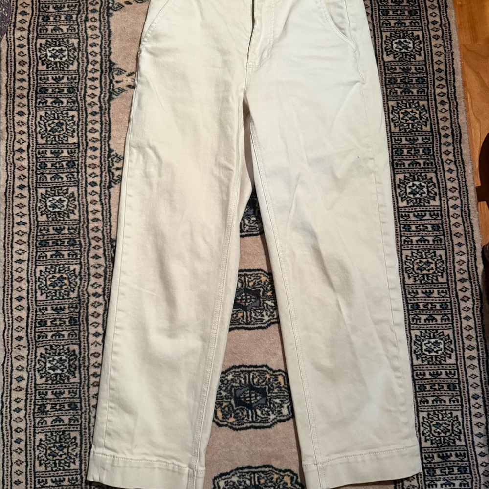 Everlane Women’s Straight Leg Pants off white